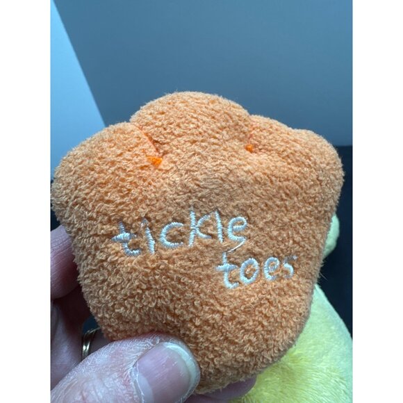 Nuby Luv N Care Plush Yellow Orange Tickle Toes Duck Stuffed Toy NON-Working - Picture 8 of 8
